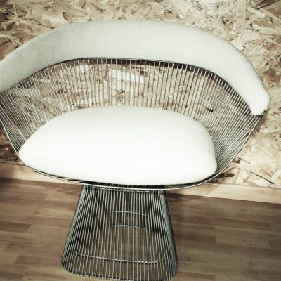 Fauteuil du styliste américain Warren Platner